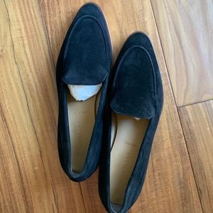Everlane The Modern Loafer in black suede 10.5